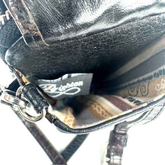 Brighton Crossbody Wallet Leather Vintage Purse Night Out Mini Bag - Picture 7 of 10